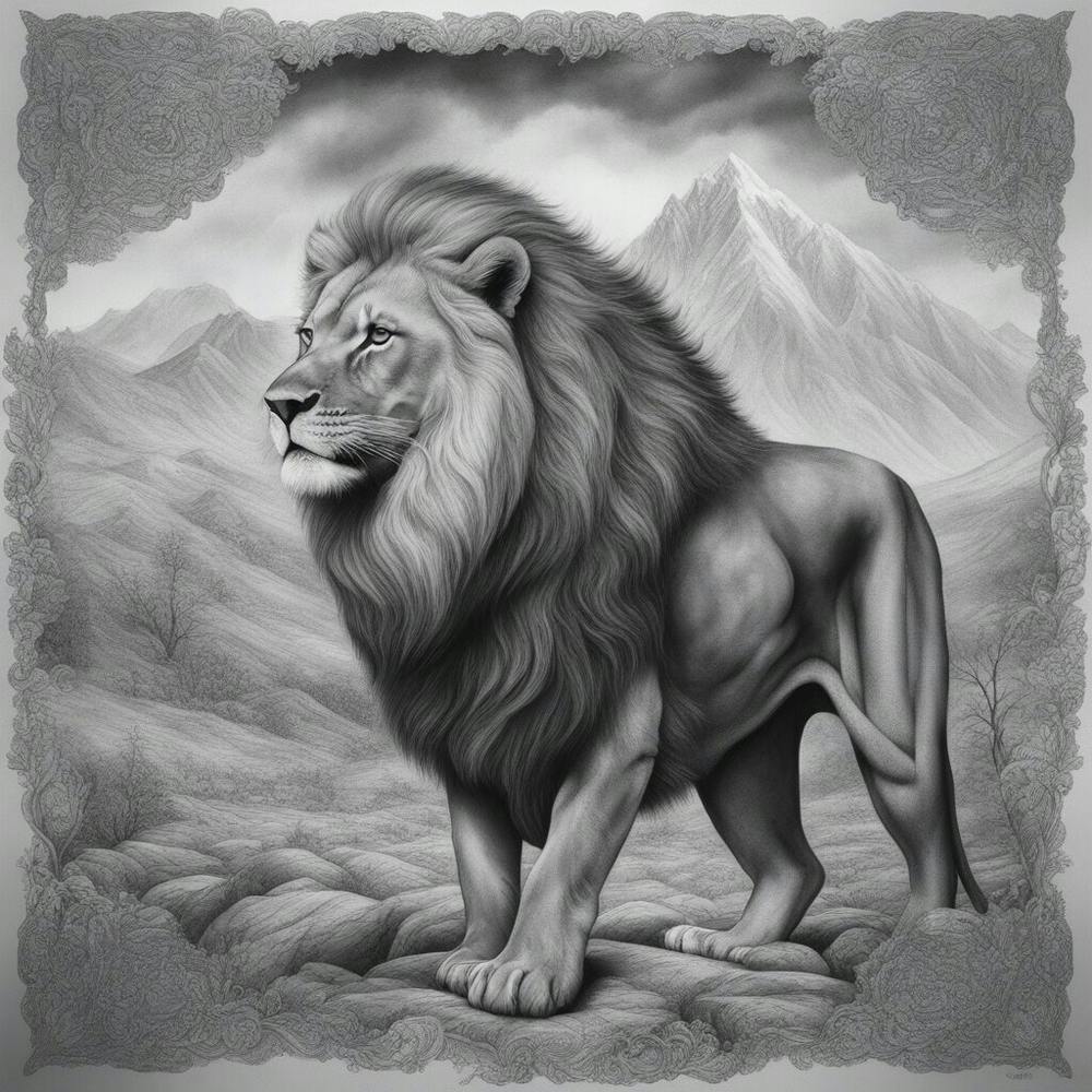 Lion In The Mountains 1