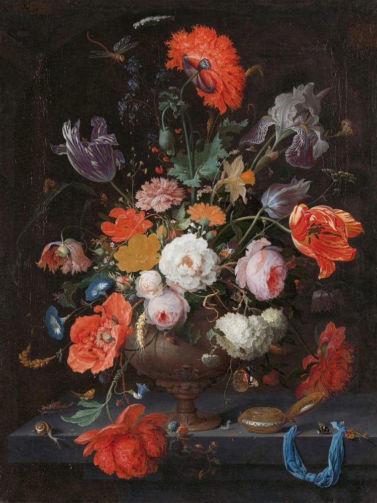 Bouquet de Fleurs, Abraham Mignon