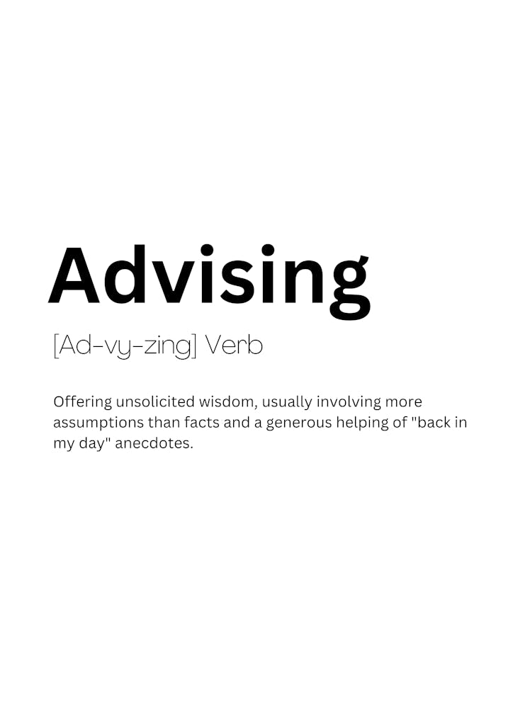 Advising Definition Meaning