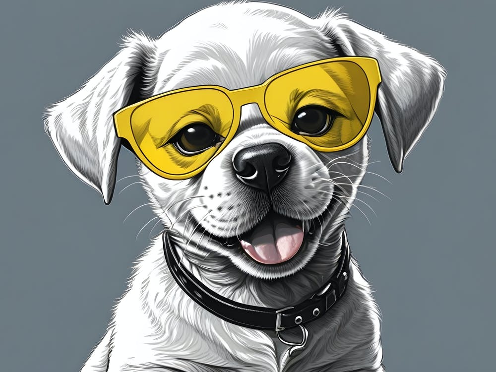 Dog In Sunglasses