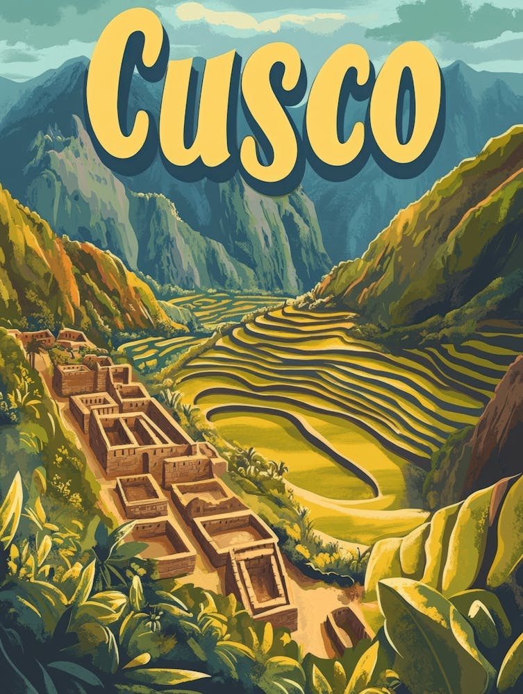Aihrgdesign Affiche de Voyage Mid-Century Modern Pour Cusco Show C4c9b78b Bb6b 4f0f B078 B21afe55c770 2