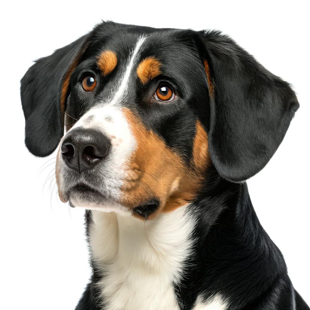 Entlebucher Sennenhund Porträt