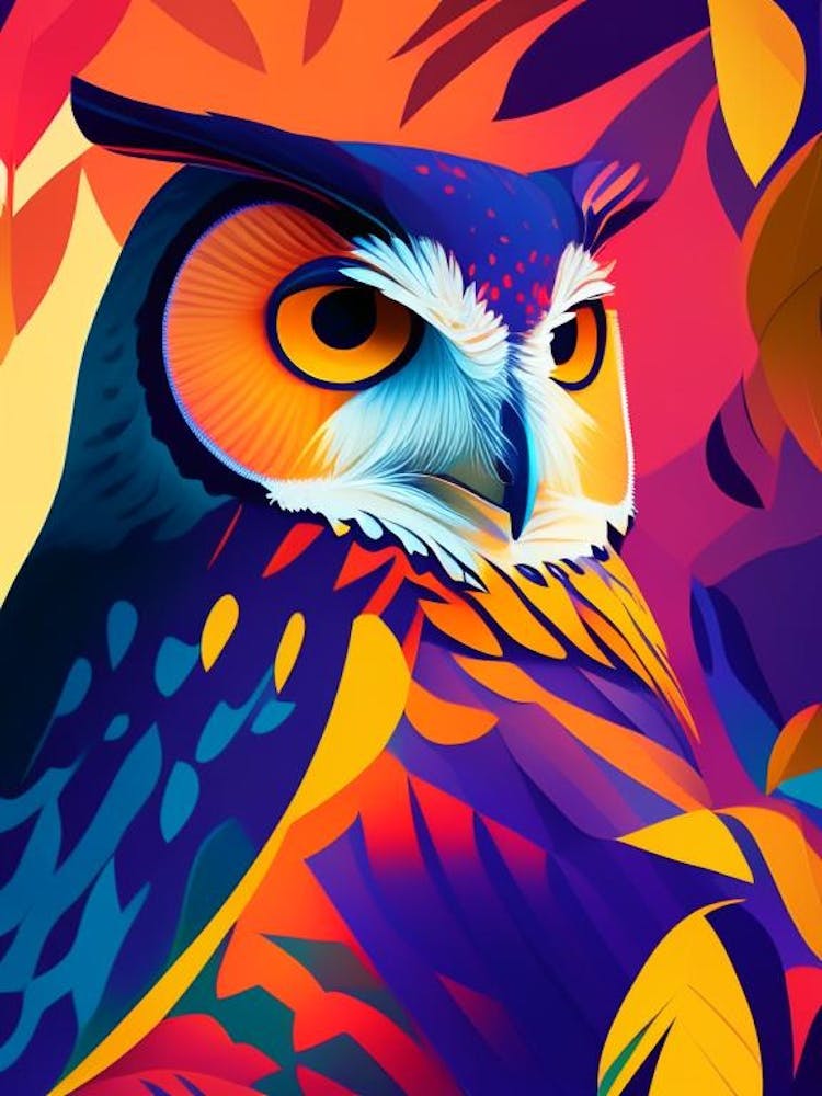 Owl Pop Matisse 2 Bird