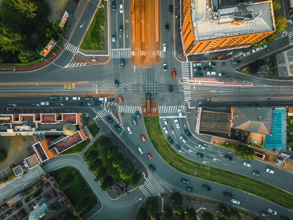 Captivating Heights: Italy City Aerial Wall Milano