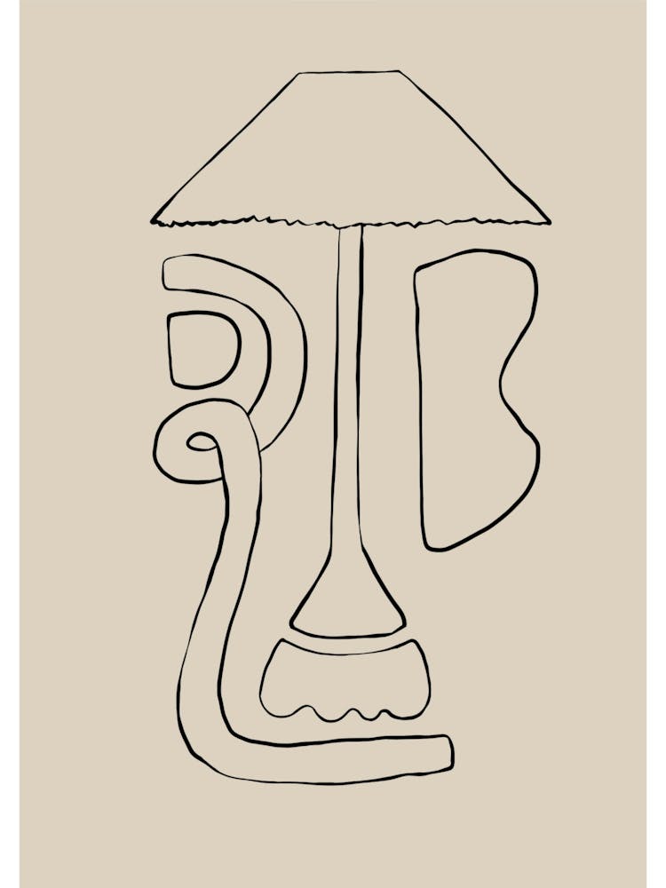 Abstract Line Drawing 6