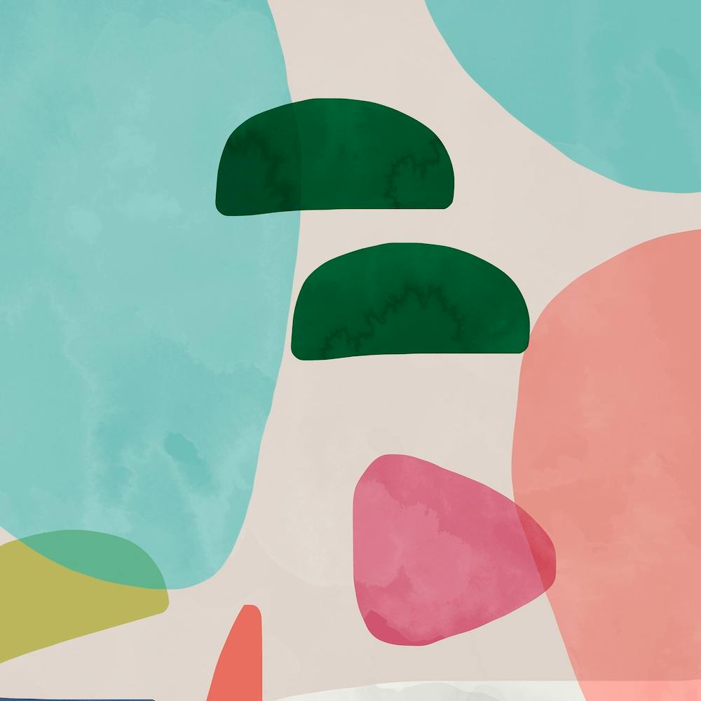 Organic Bold Shapes Square