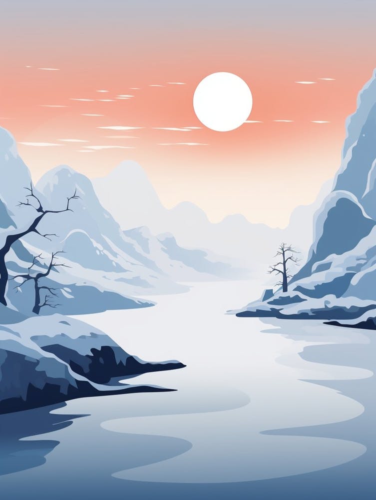 Polar Abstract Minimalist 9