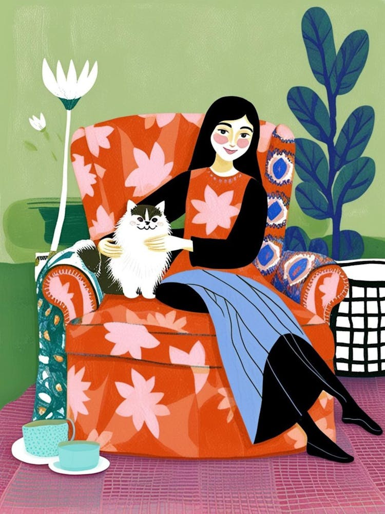Cat In The Chair