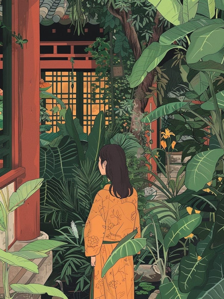 In The Garden Ninna Ji Temple Japan 2