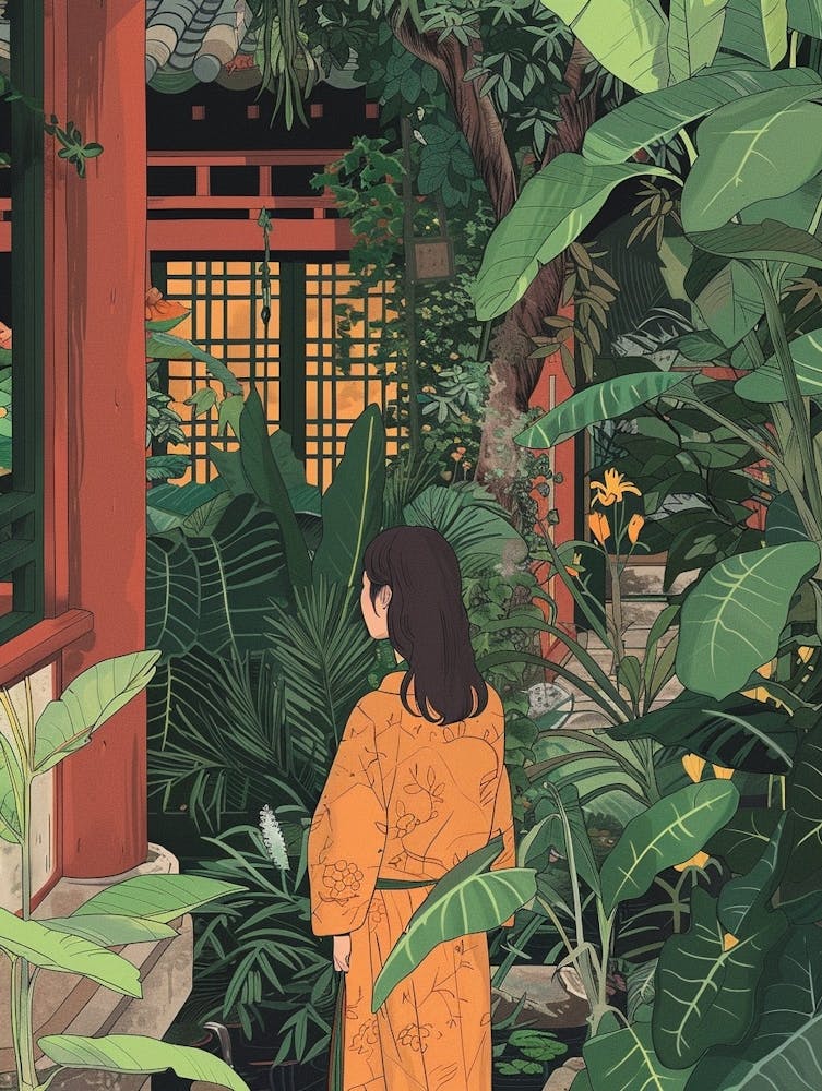 In The Garden Ninna Ji Temple Japan 2