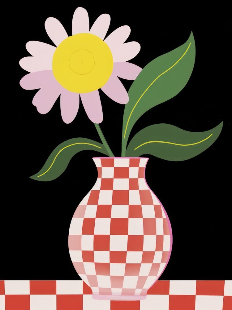 Wild Flowers Dark Tones In Vase 1