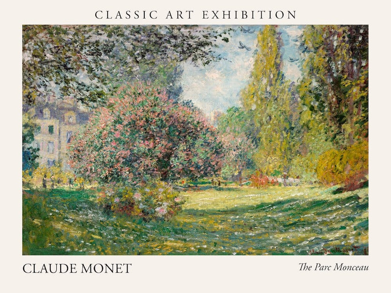 The Parc Monceau, Claude Monet Poster