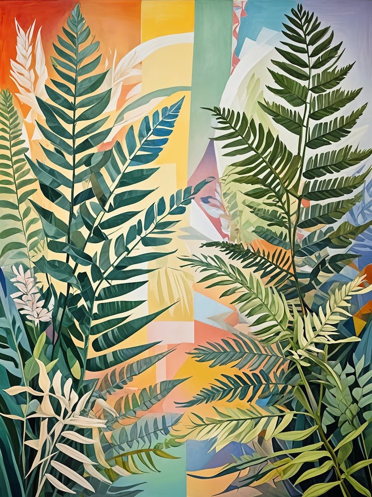 Rainbow Ferns no4