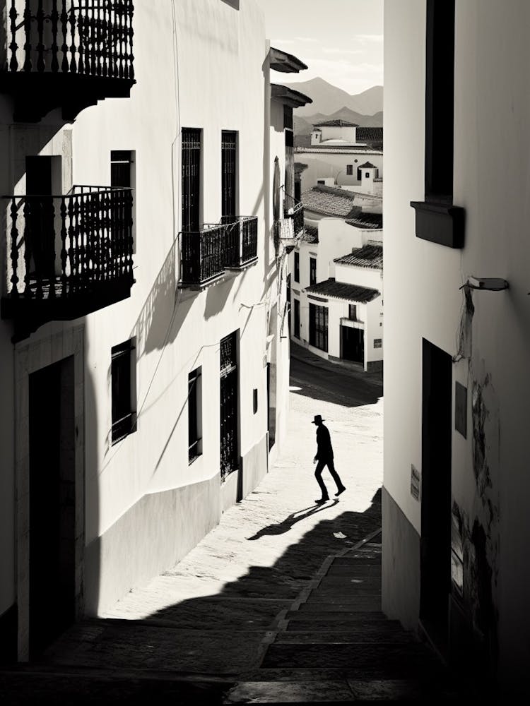 Granada, Spain, Black And White Analogue Photography 2