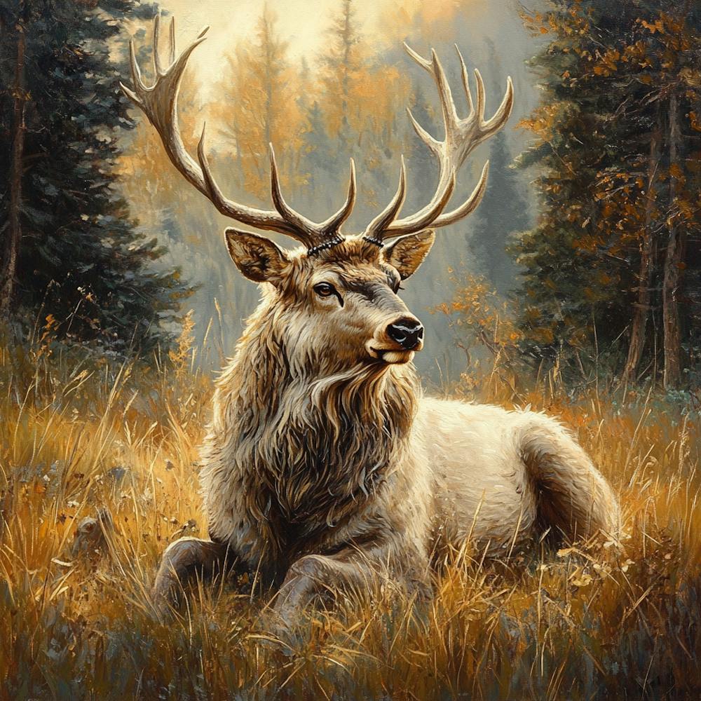 Elk Portrait