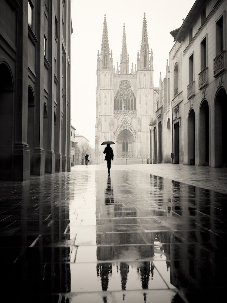 Burgos, Spain, Black And White Analogue Photography 3