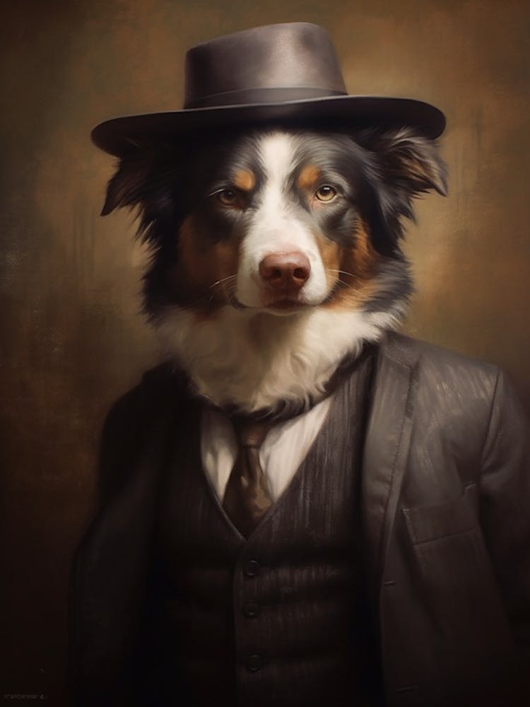Gangster Dog Australian Shepherd