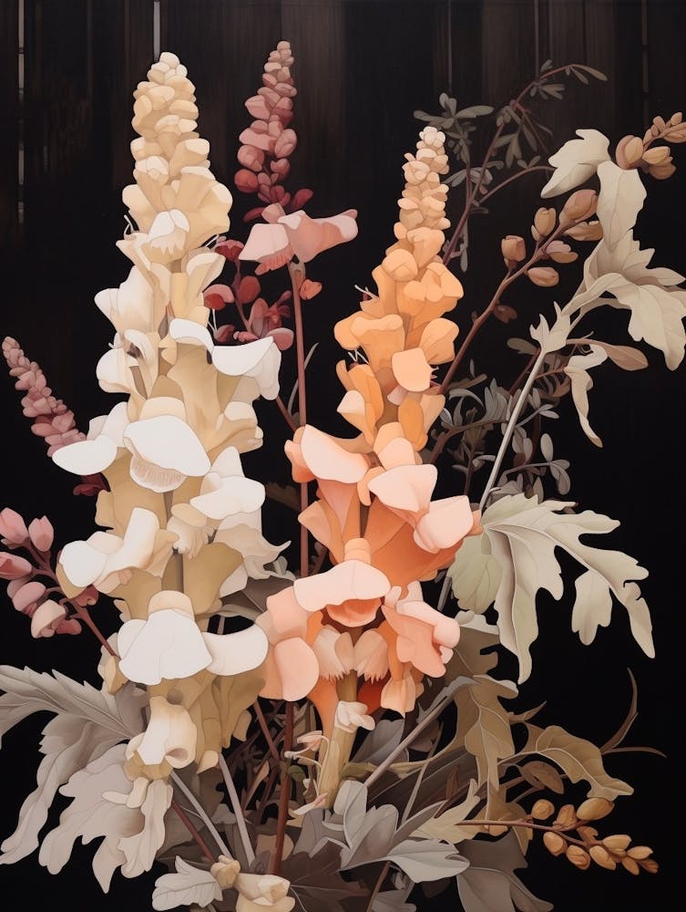 Flower Illustration Snapdragon 2