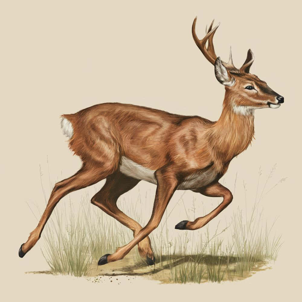 Deer Venison White Tail Deer Antlers Animal Wildlife Game Hunting Nature