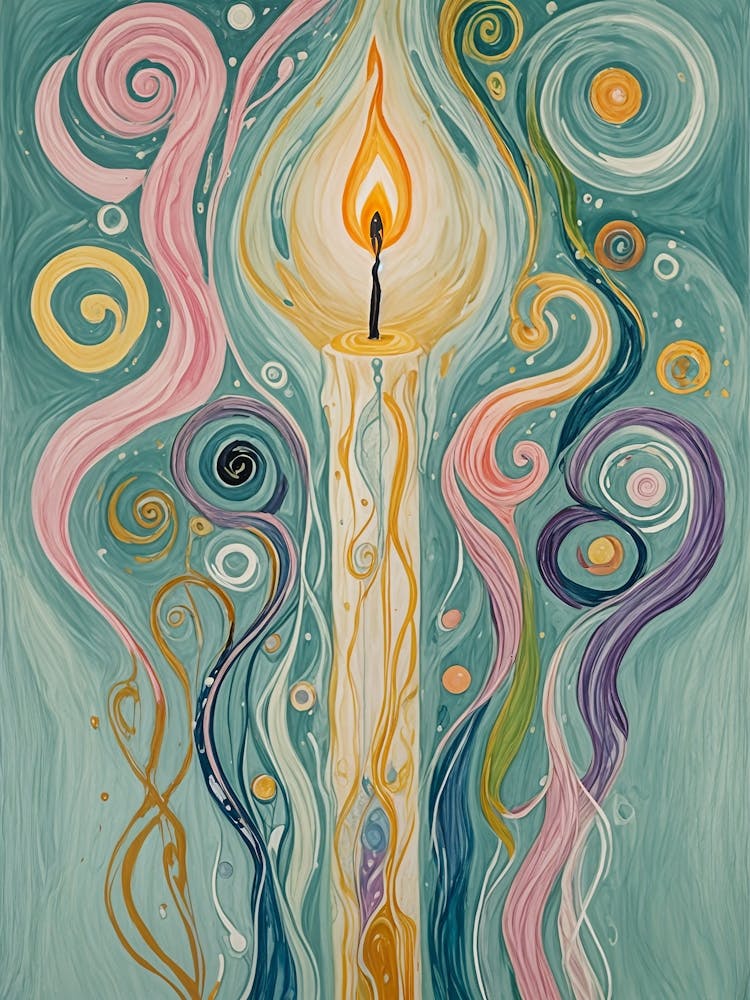Candlelight In Swirls