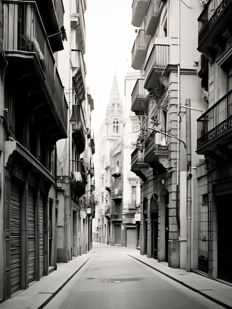 Barcelona, Spanien, Fotografie in Schwarz-Weiß 3