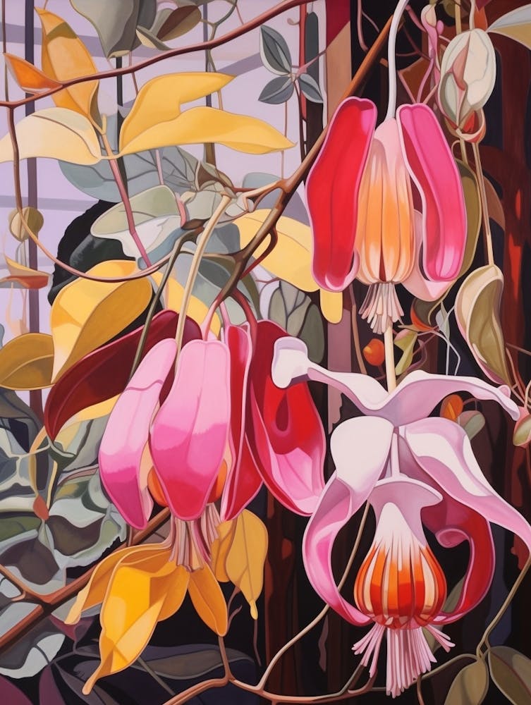 Fuchsia 1 Flower Painting