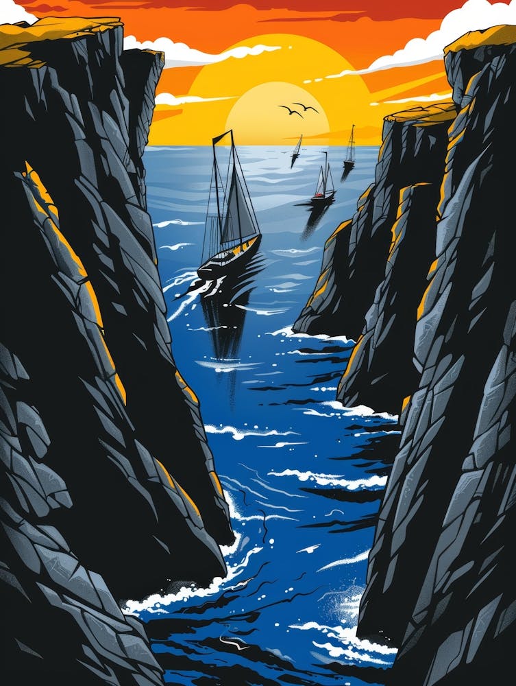 Sunset At The Cliffs