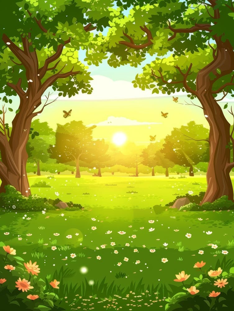 Sunny Day In The Park