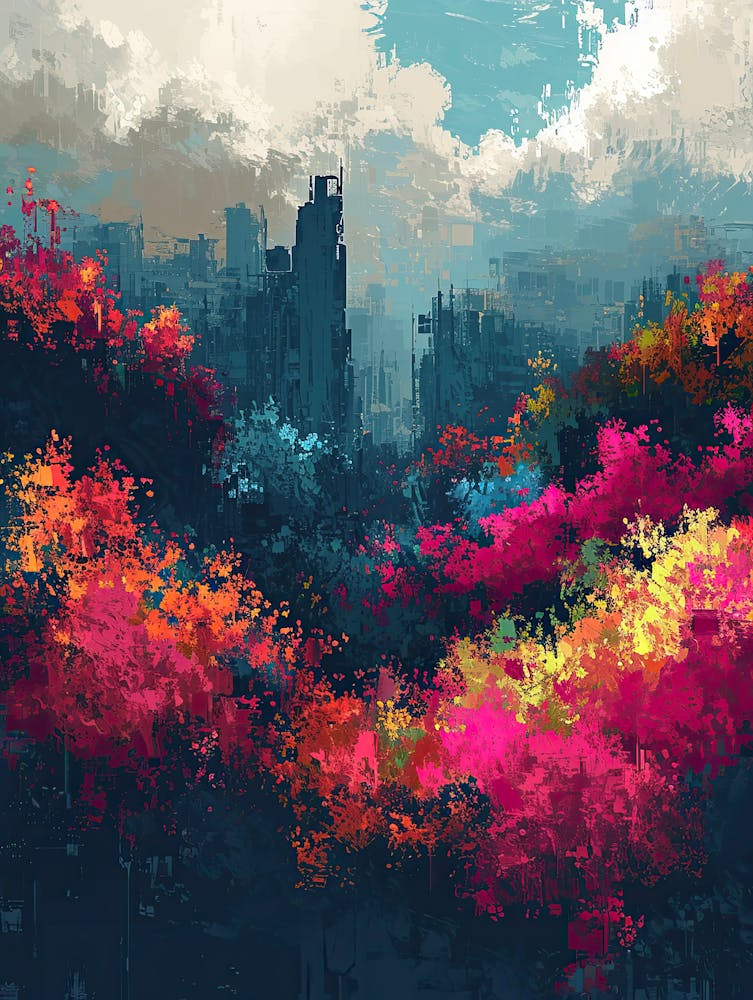 Abstract Painting | Pixel Art Series 2