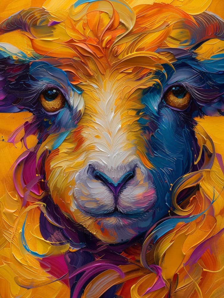 Colorful Sheep