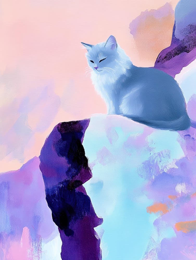 Cat On The Cliff
