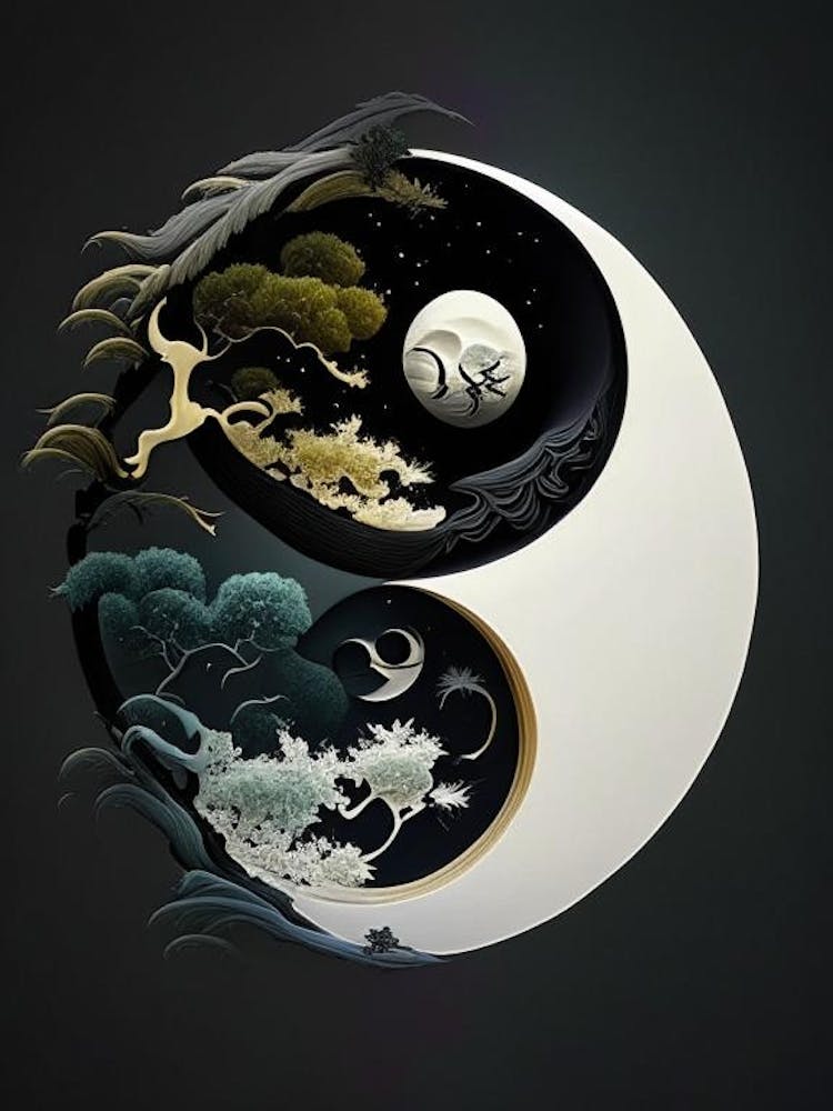 Repeat 1, Yin and Yang Illustration