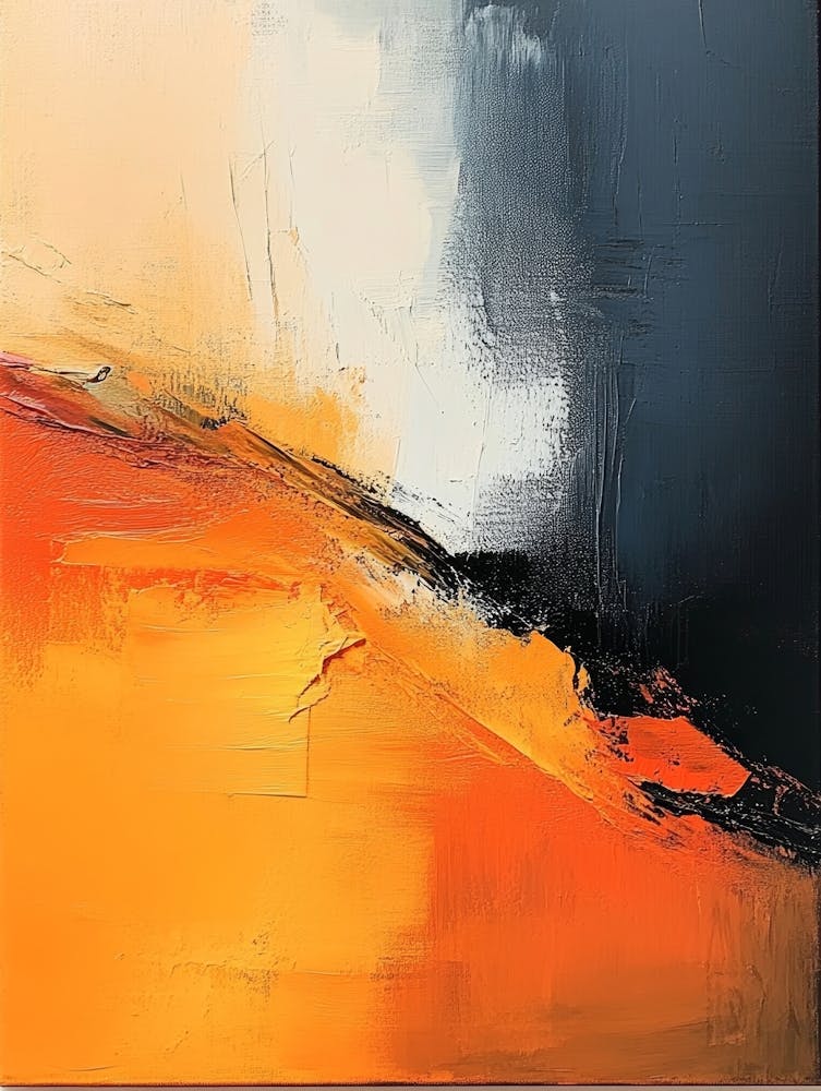 Abstract Art With Warm Colors