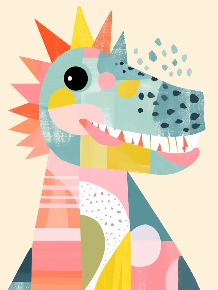 Colourful Dinosaur Scelidosaurus 3