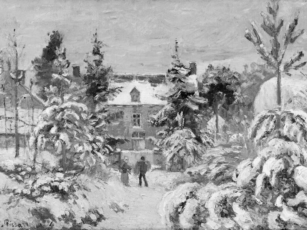 Claude Monet In The Snow 1
