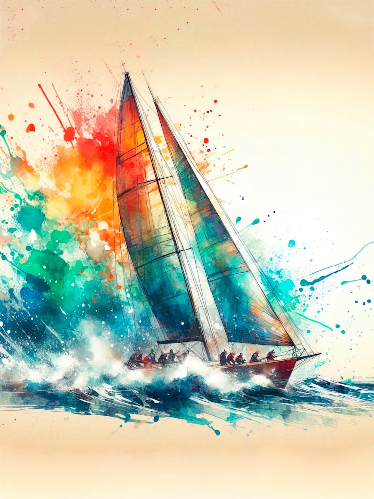 Sailboat Painting
