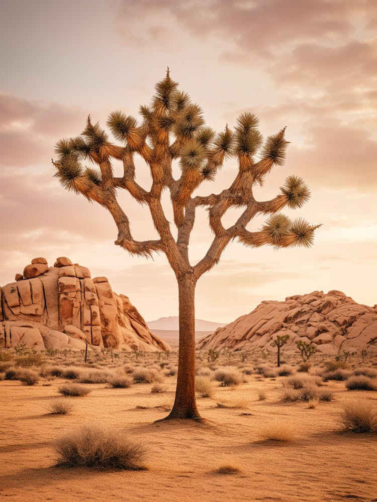 Photograph Of A Joshua Tree In Grand Canyon 4
