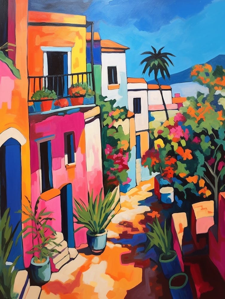 Byblos Lebanon 1 Fauvist Painting