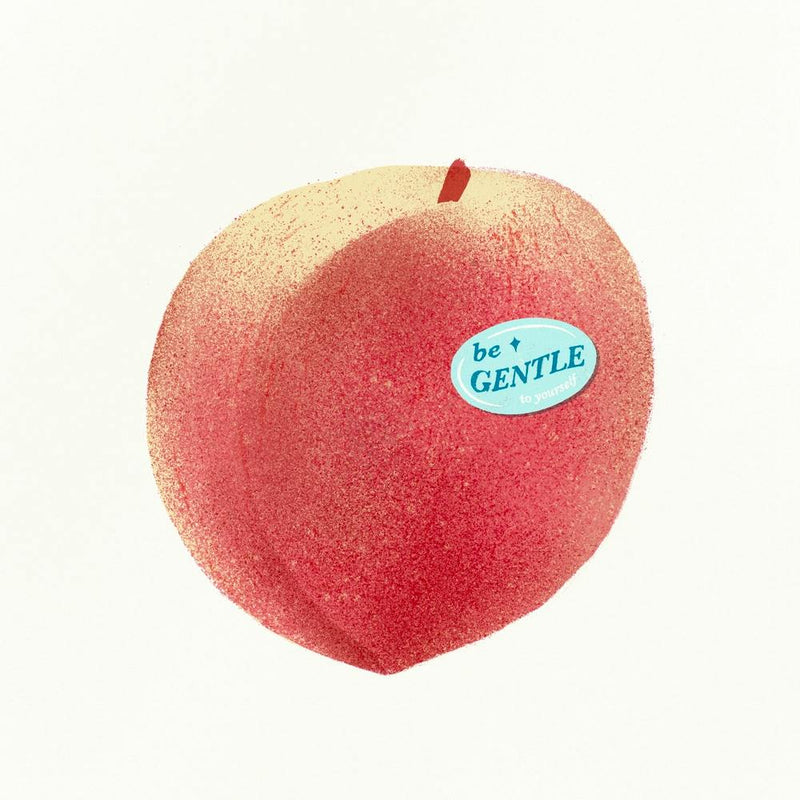 Peach Be Gentle To Yourself Square