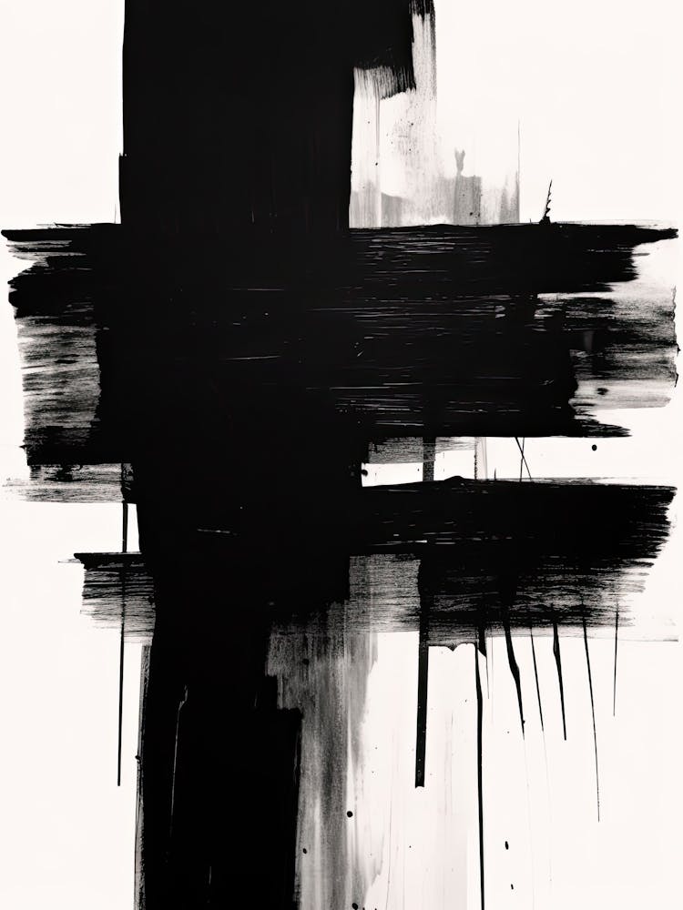 Black Art Brush Strokes 2
