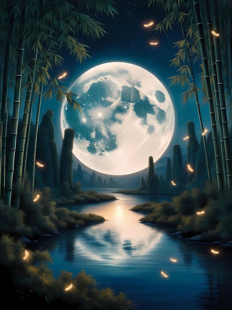 Full Moon In The Forest 9