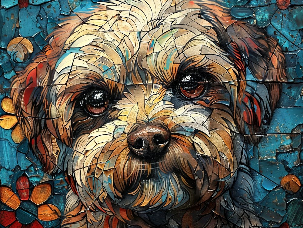 Lhasa Apso Fine Art Portrait 2