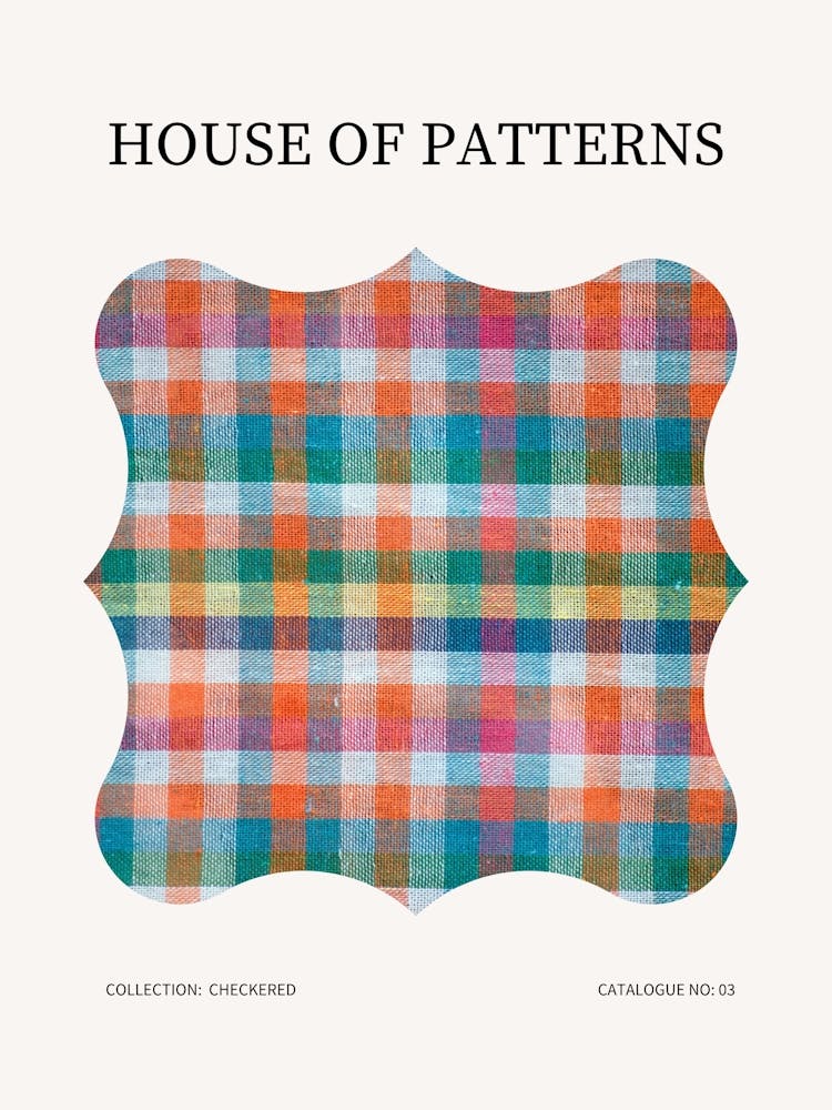 Affiche à Motif Damier 3