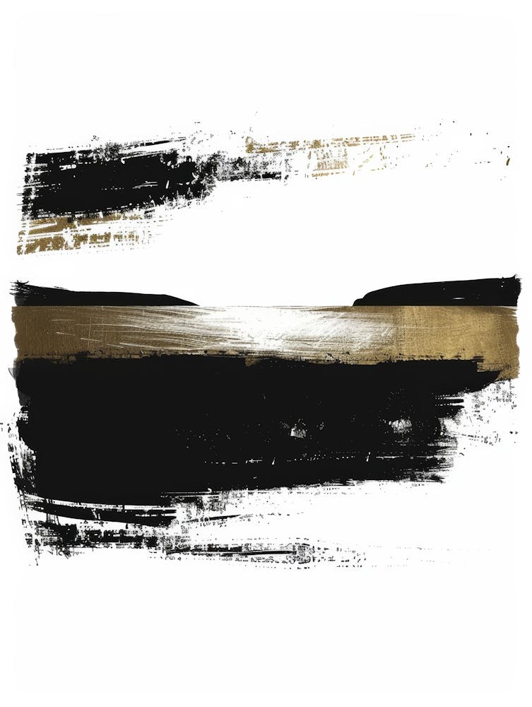 Black And Gold Canvas Print 4