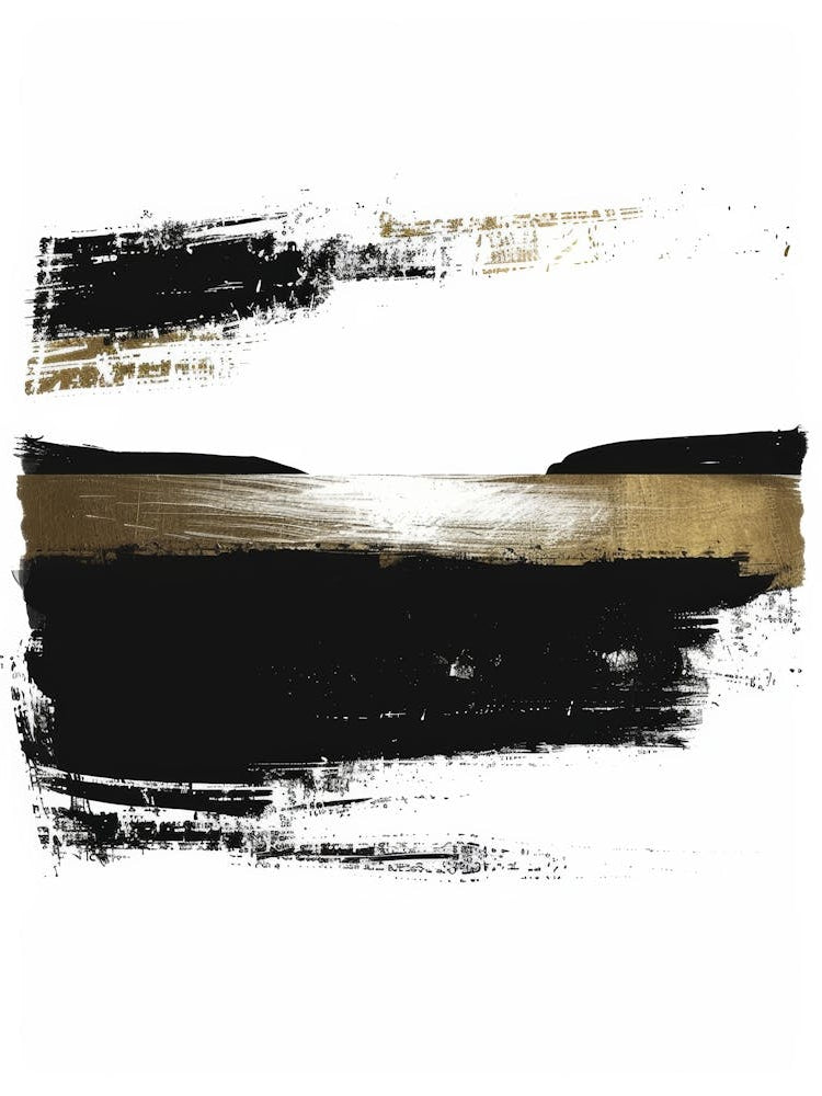 Black And Gold Canvas Print 4