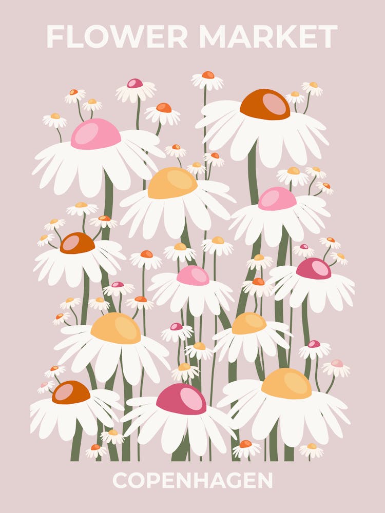 Flower Market Copenhagen Blush Pink