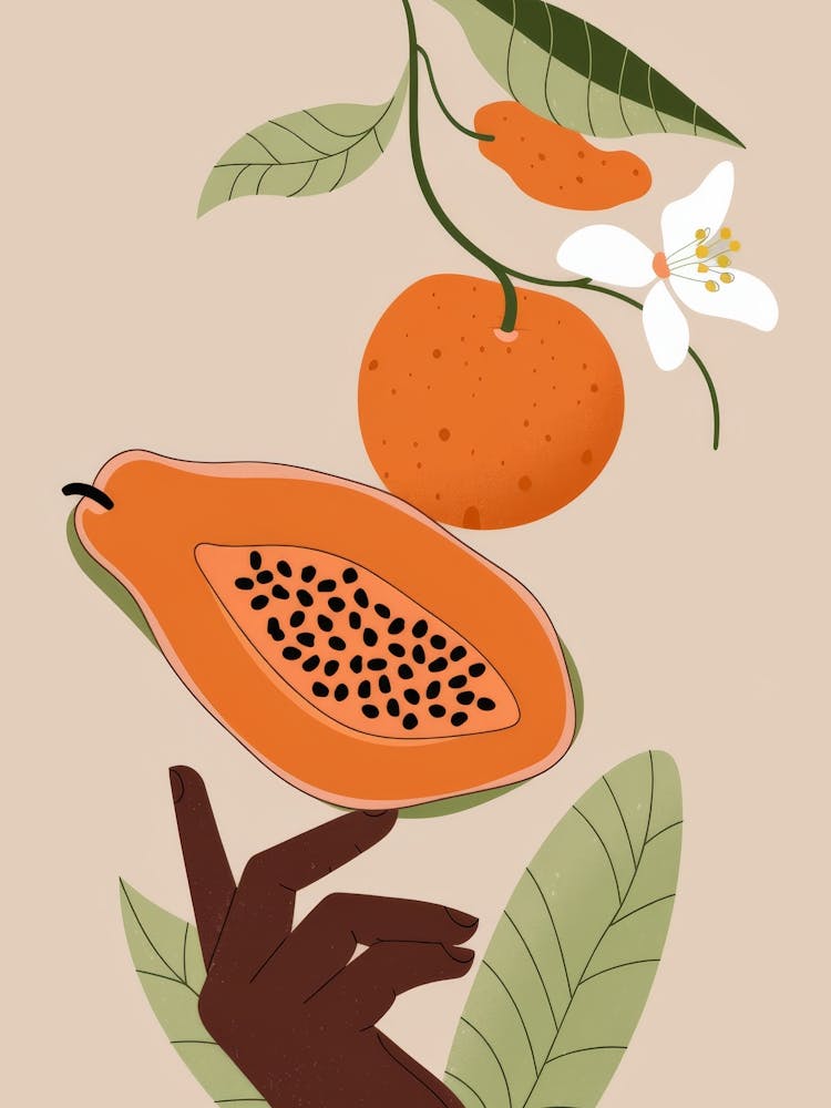 Exotische Frucht Eleganz 1