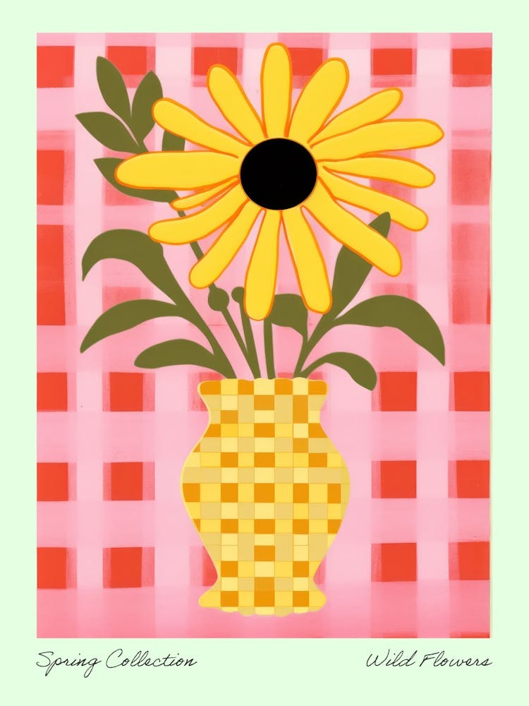 Spring Collection Wild Flowers Yellow Tones In Vase 2