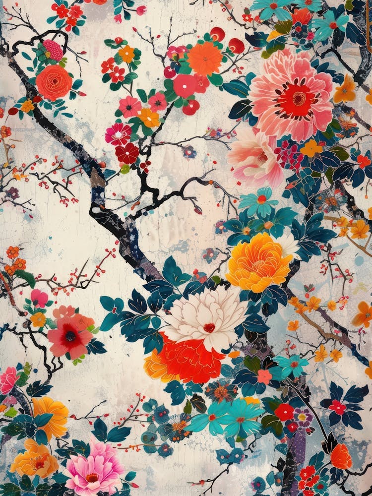 Hokusai  Great Japan Flowers Japanese 12