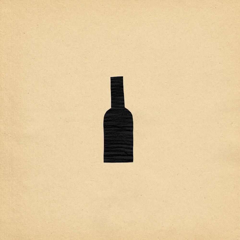 Minimalist Bottle Of Wine